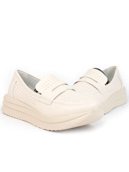 03-SD4-1D BEIGE Полуботинки женские (натуральная кожа)