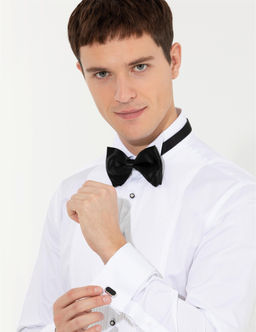 Beyaz Slim Fit Smokin G_mlek