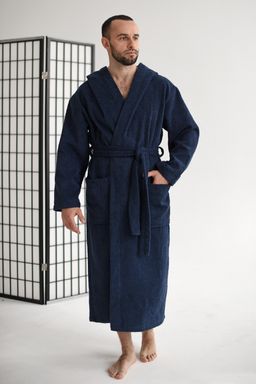 Халат мужской Банный (капюшон) - Оптима фото 3