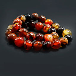 Браслет из камня Сердоникс 6мм помогает находить людям свою вторую половинку и дарует счастье