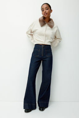 Wide Ultra High Jeans - H&m фото 4