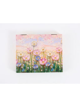 Коробка подарочная складная «Цветочный луг», 31×25.6×16 см