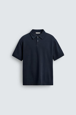POLO REGULAR FIT ESTRUCTURA / Marino - Zara фото 6