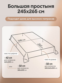 Комплект постельного белья Однотонный Сатин Элитный OCE015 2 спальный