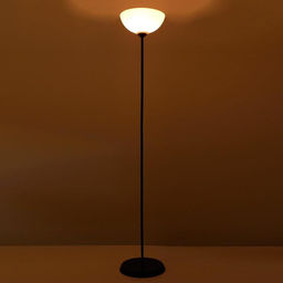 Торшер «Орландо», 1×15 Вт, E27, 30×30×170 см, чёрный