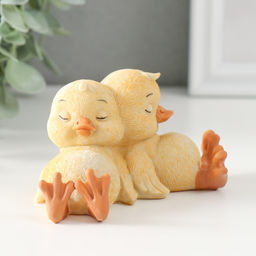 Фигурка полистоун «Спящие утята», 11×6×5.5 см