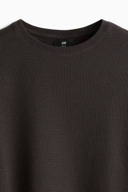Camiseta en punto gofrado Slim Fit - H&m фото 14