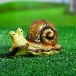 Садовая фигура из полистоуна «Улитки», 13×7.5 см, набор 4 шт.