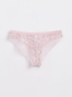 CONTE Трусы бикини из хлопка с кружевом LIGHT DAY LB 1271 light pink - Conte elegant фото 2