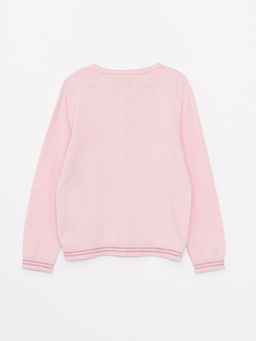 Bisiklet Yaka Nak??l? Uzun Kollu K?z ?ocuk Triko H?rka - Waikiki фото 2