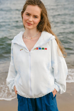 Толстовка на молнии женская Surf Bay - Captain's mate фото 15