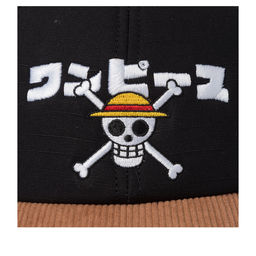 Бейсболка CAPSLAB арт. CL/OP6/1/PCS/ONE One Piece Skull (черный / светло-коричневый)  фото 3