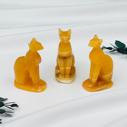 Статуэтка Кошка из Кальцита