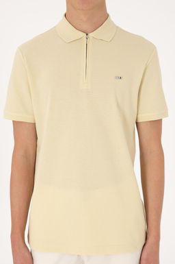 Erkek Regular Fit Fermuarl_ A__k Haki Ti__rt Sepette S_rpriz _ndirim - U.s. polo assn фото 6