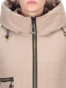 888 BEIGE Пальто зимнее женское VINVELLA (200 гр. холлофайбер) - Fashion фото 10