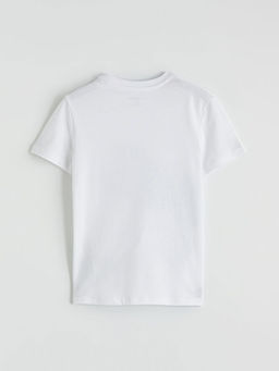 Bisiklet Yaka Dinozor Bask?l? Erkek ?ocuk Ti??rt