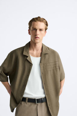 LIYOSEL - KETEN POLO T-SHIRT - Zara фото 5