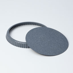 Форма для выпечки Доляна, d=28 см, съёмное дно, антипригарное покрытие, серая