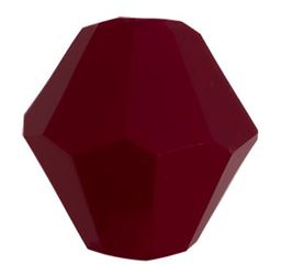 Бусина стеклянная Zlatka GBA-01 4 х 4 мм 34 шт на подложке в пакете с европодвесом №41 бордовый