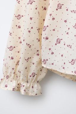 FLORAL PRINT BLOUSE - Zara фото 4