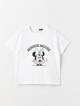 Bisiklet Yaka Minnie Mouse Bask?l? K?sa Kollu K?z ?ocuk ?ortlu Pijama Tak?m? - Waikiki фото 2