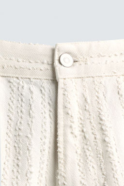 TEXTURED STRIPED JEANS - Zara фото 14