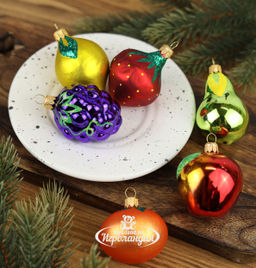 Набор елочных украшений Фрукты С852 - Елочка фото 3