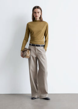 Pantalones de sarga de perneras anchas - H&m фото 2