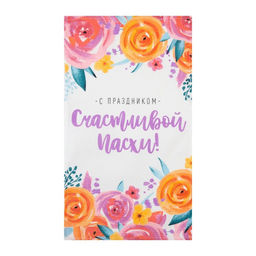 Набор полотенец кухонный Доляна Пасхальные зайчики 35х60см-4 шт, 100% хлопок, вафля 160 г/м2  фото 12