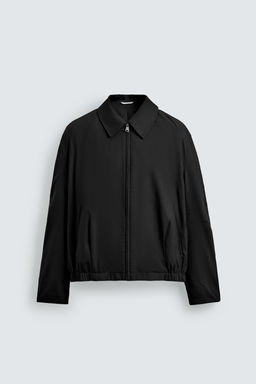 RELAXED FIT HERRINGBONE JACKET - Zara фото 7