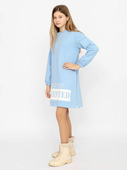 CRB wear/CWJG 63401-43-346 Платье для девочки,голубой/Ex.Cherubino  фото 4