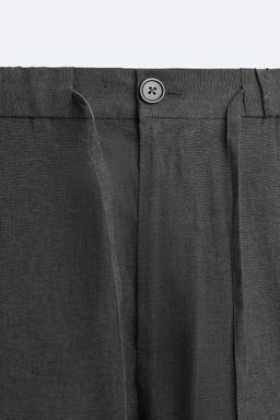 HEMP - COTTON TROUSERS - Zara фото 9