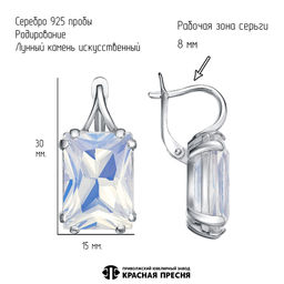 СЕРЬГИ 3367690Д - Красная пресня фото 6