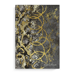 Ежедневник недатированный арт. 68061 РЕПТИЛИЯ В ЗОЛОТЕ / А5, 135x205 мм, 80 л., твёрдый переплёт, по