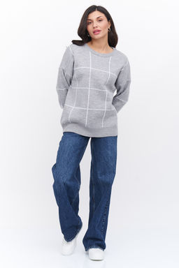 Джемпер В 2008/серо-белый - Злата Стиль фото 7