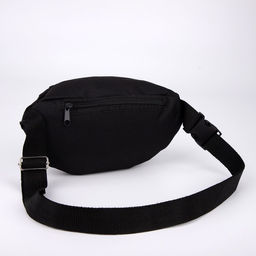 Сумка поясная Бесите, 28х7х14 см, отдел на молнии, наружный карман, цвет чёрный - Nazamok фото 4