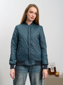 Женский бомбер "ED-06" серый