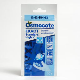 Цена за 4 шт. Удобрение Osmocote Exact Standard High K 8-9 месяцев длительность действия, NPK 11-11-18+МЭ, 10 г