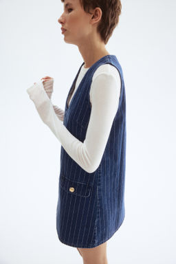 Vestido denim con escote en V - H&m фото 5