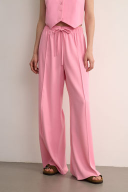 Брюки на кулиске из костюмной ткани - Mollis фото 4