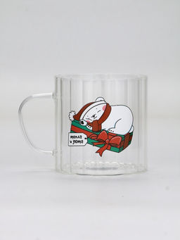 Кружка новогодняя стеклянная «Тепла и уюта», 650 мл