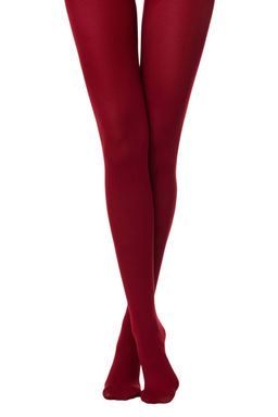 Колготки теплые CONTE Плотные колготки TRENDY 150 carmine