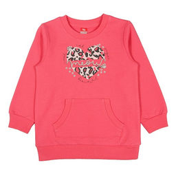 CRB wear/CWK 62467 платье модель туника для девочки, розовый/Ex.Cherubino  фото 2