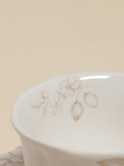 Чайная пара SL Home Аманде, чашка 220 мл, блюдце 17?17?2 см, фарфор, белая