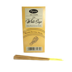 Благовония Ppure Extra Thick White Sage (Salvia Blanca) Белый Шалфей уп-6шт по 5 толстых палочек