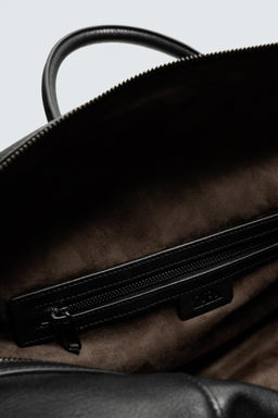 LEATHER TRAVEL BAG - Zara фото 9