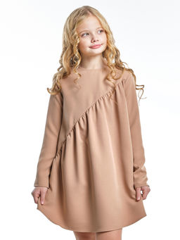 Платье для девочки праздничное UD 7843 т.бежевый - Mini maxi фото 3