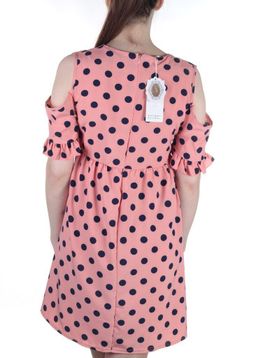 916 Платье летнее в горошек Fashion