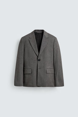 HERRINGBONE SUIT BLAZER - Zara фото 7