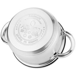 НАБОР КАСТРЮЛЬ AGNESS СО СТЕКЛ.КРЫШКАМИ 6ПР.1,7/2,6/3,5 Л. РАЗМЕР 16X9,5/18X11,5/20X12.5 СМ  фото 3